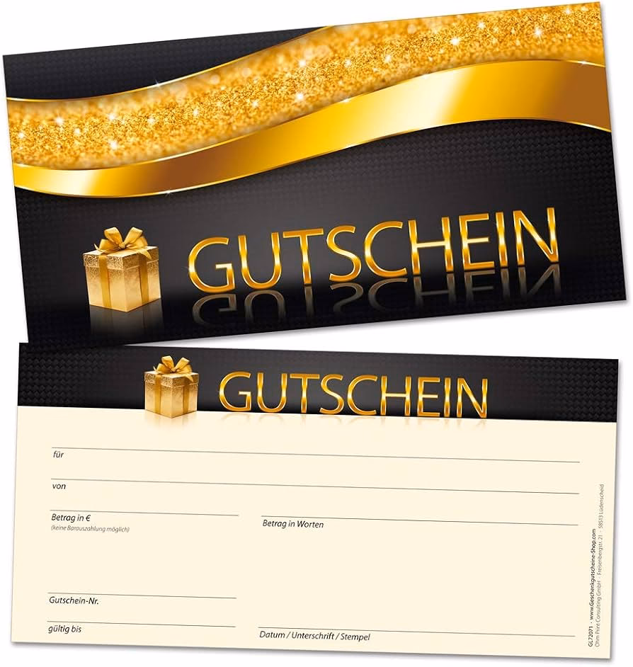 Was gibt es für Geschenkgutscheine?