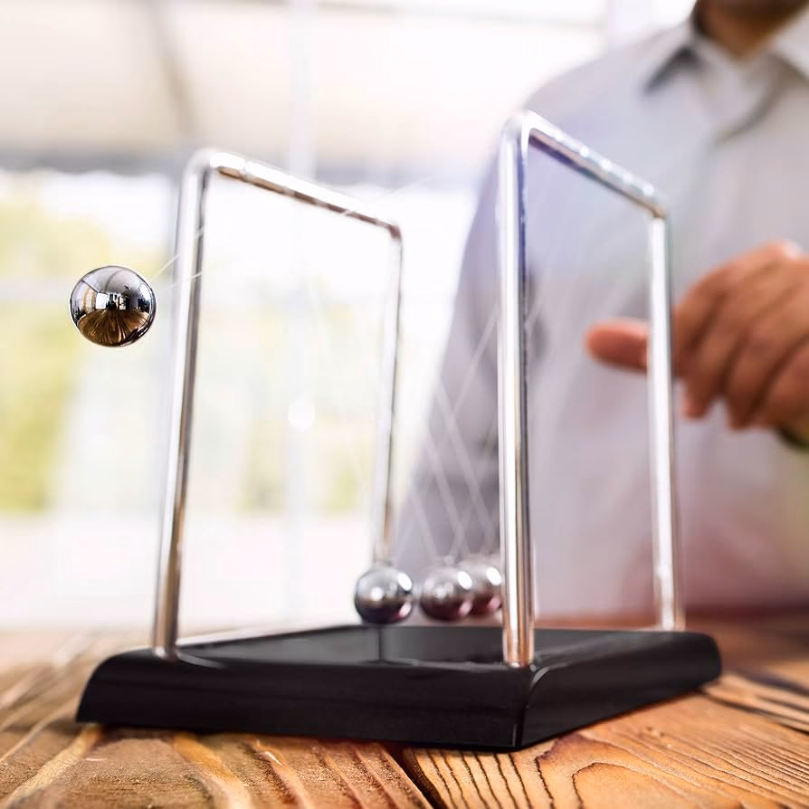 Wie lange schwingt ein Kugelstoßpendel?