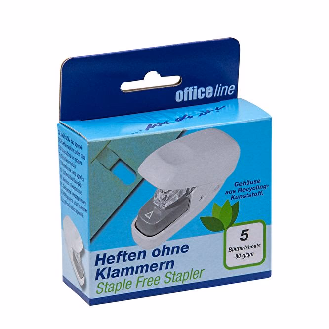 Wie nennt man einen Hefter ohne Klammern?