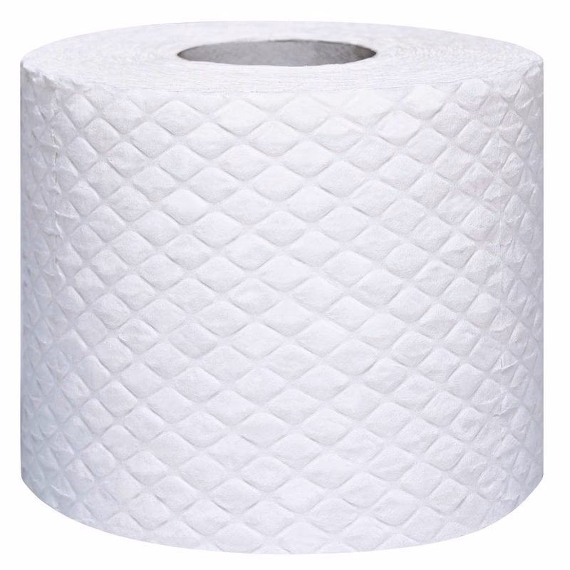 Wer hat gesagt, dass man nur ein Stück Toilettenpapier verwenden muss?