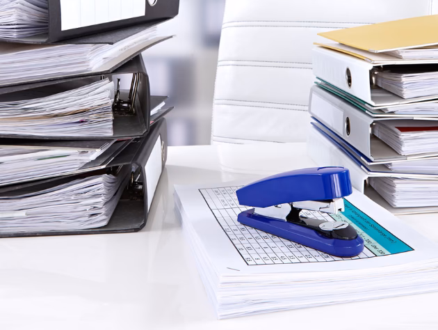 Welchen Zweck hat der Kauf von Büromaterial?