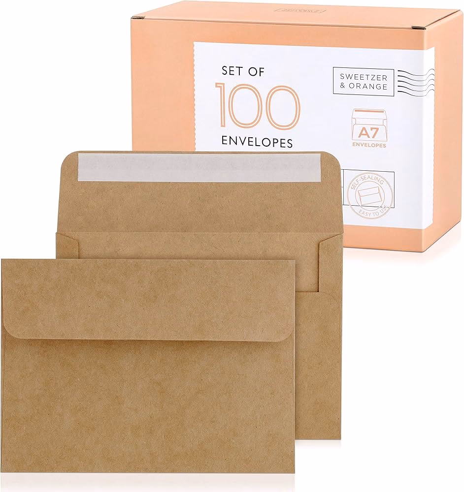 Wie heißen Briefe, Umschläge und Karten?