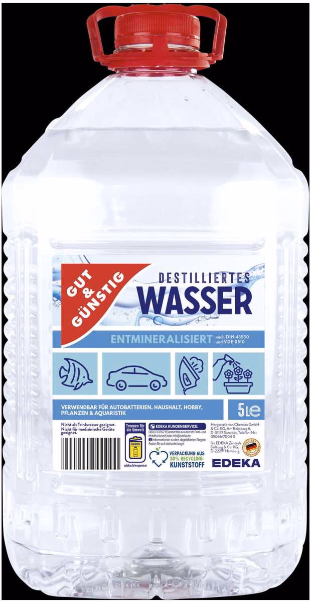 Wo kann ich destilliertes Wasser kaufen?