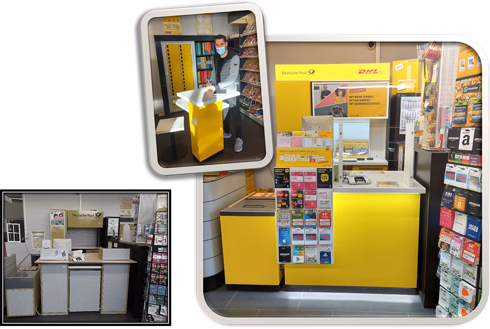 Sind DHL und Postfiliale das Gleiche?
