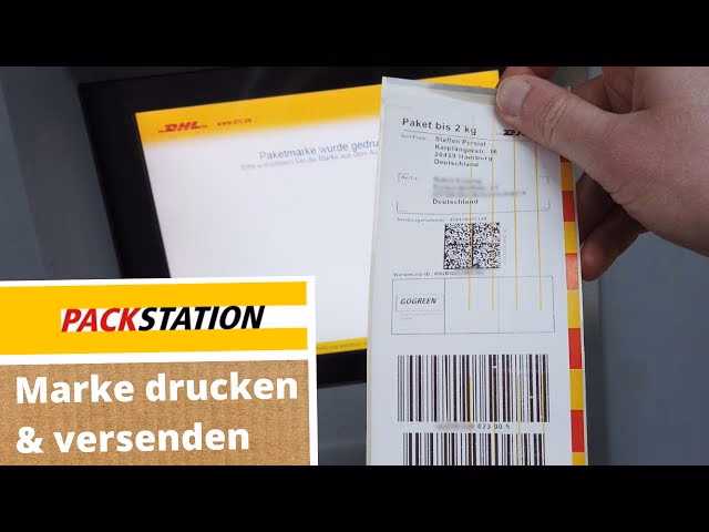 Wie geht scannen an der Packstation?