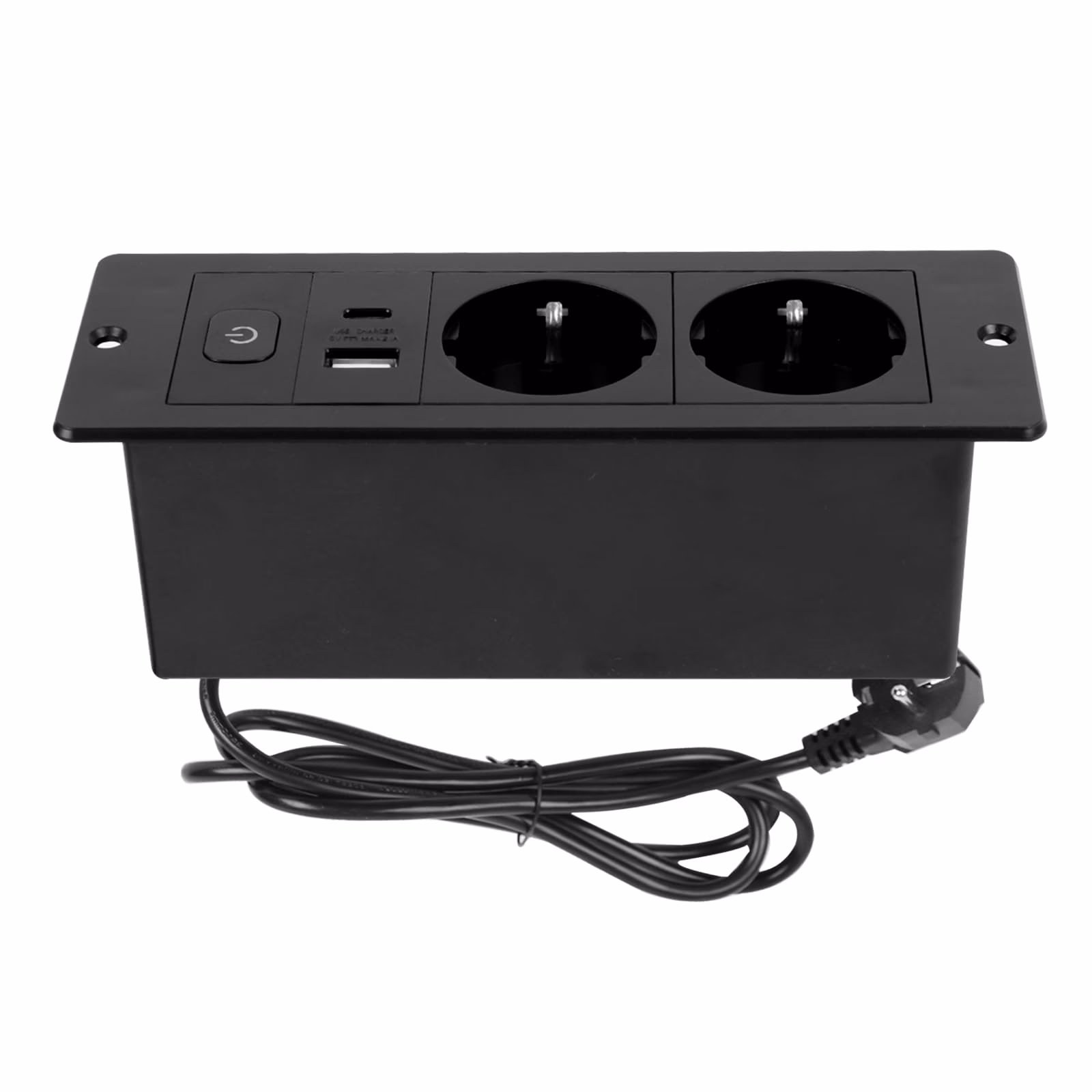 Kann man eine Steckdosenleiste auf einen Schreibtisch stellen?