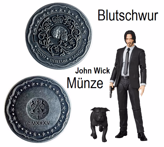 Was bedeuten die Münzen bei John Wick?