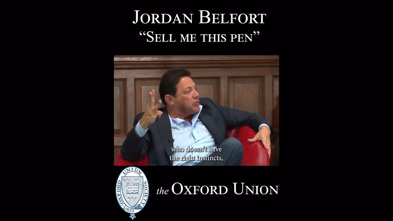 Warum hat Jordan Belfort gesagt: „Verkauf mir diesen Stift?“?