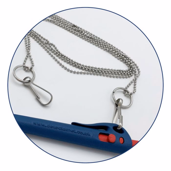 Wie nennt man einen Stift mit Kette?