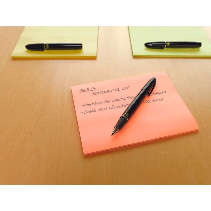 Was war der Fehler mit den Post-It-Notizen?