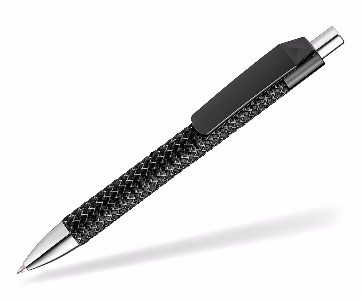 Wie bringe ich Kugelschreiber aus Stoff?