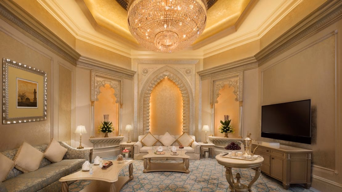 Welche Materialien werden im Emirates Palace verwendet?