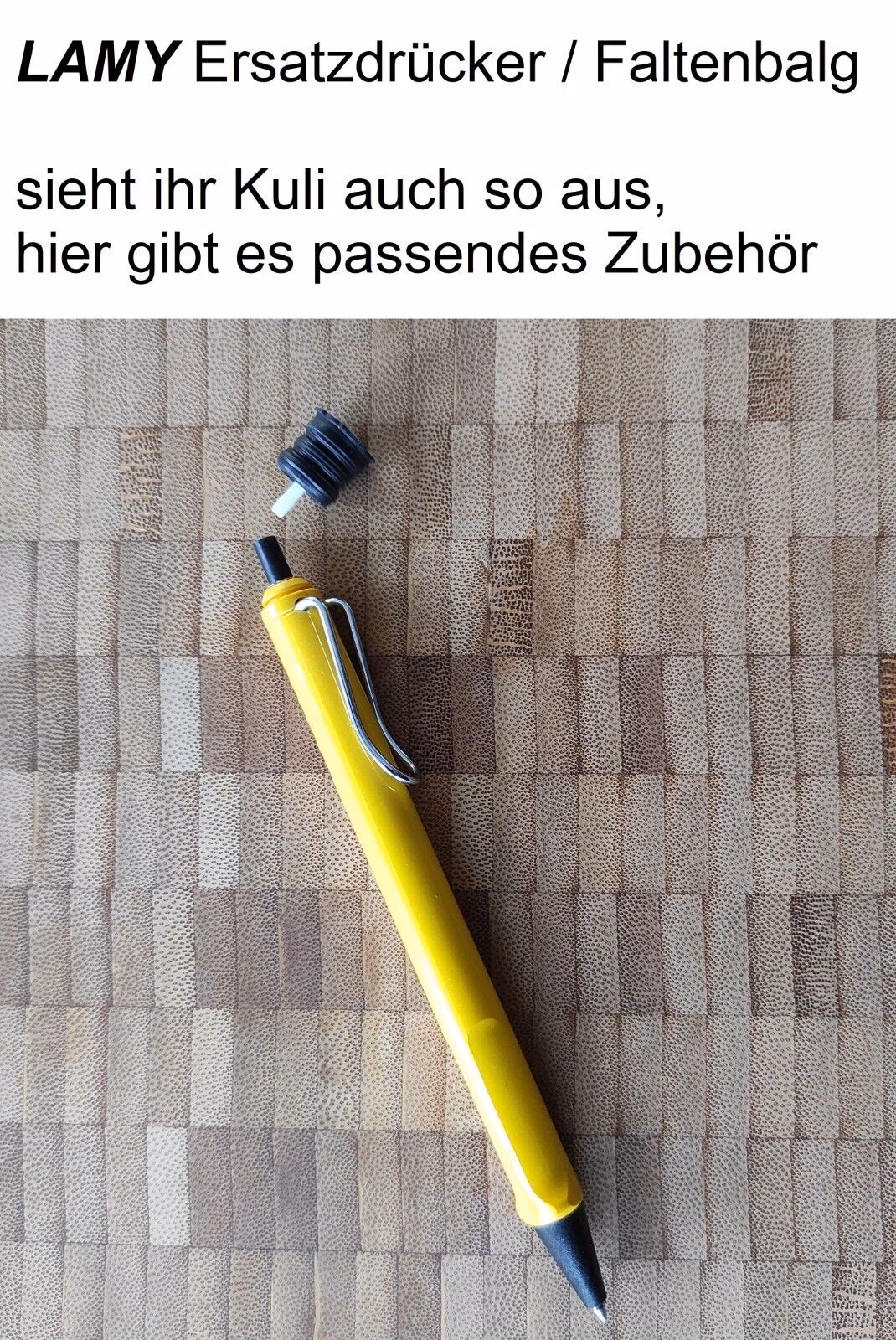 Wie repariert man einen ausgetrockneten Lamy-Füllfederhalter?