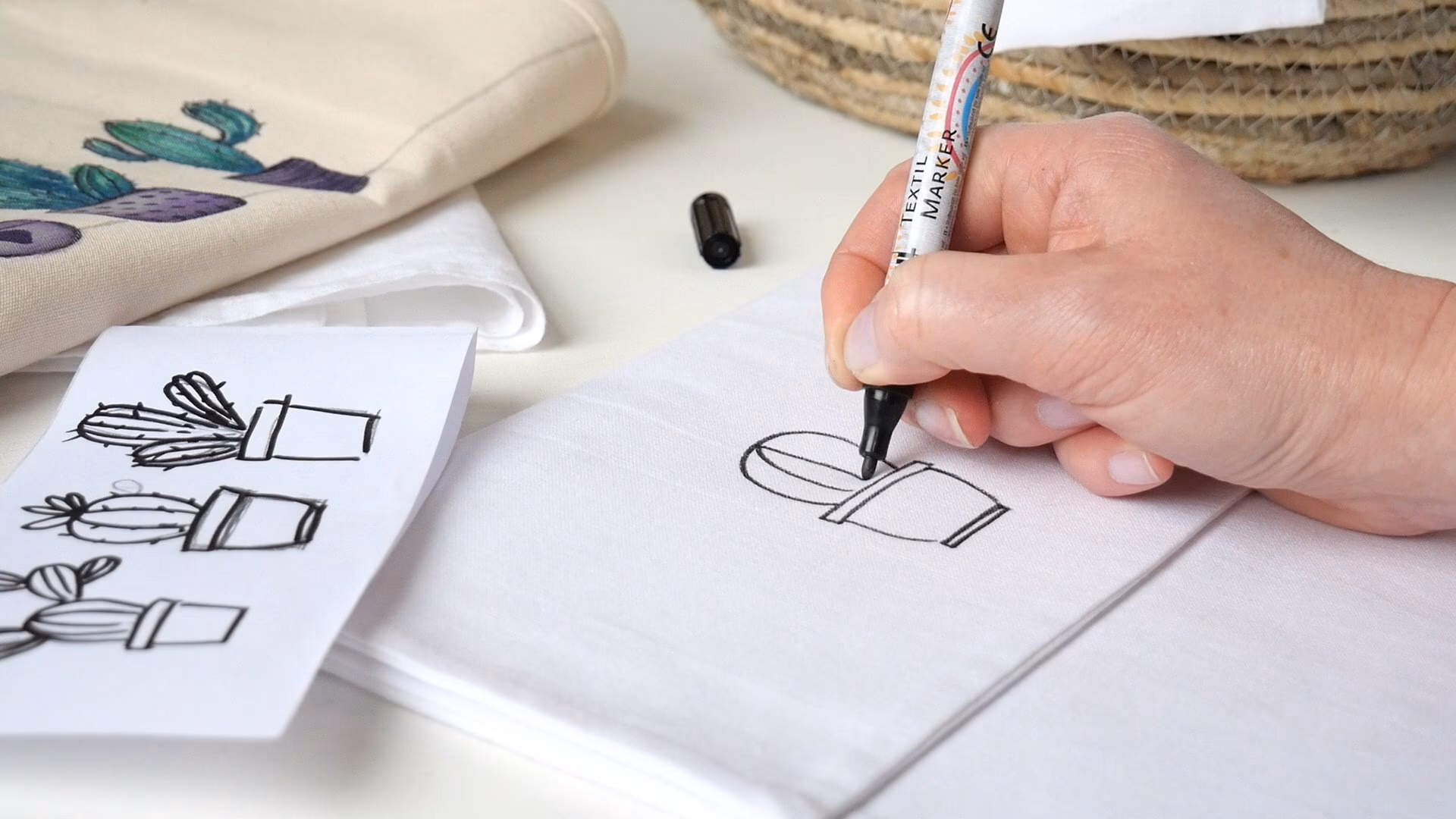 Welcher Stoff eignet sich am besten zum Bemalen?