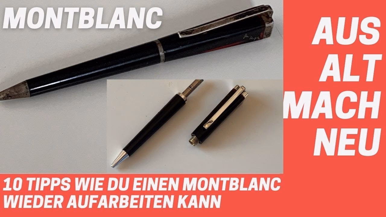 Wie reinigt man einen Montblanc-Stift?