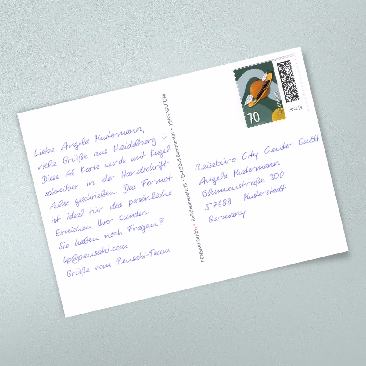 Auf welchem Papier werden Postkarten gedruckt?