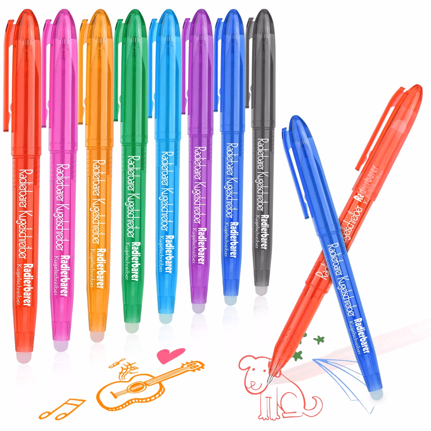 Wie funktionieren radierbare Gelstifte?