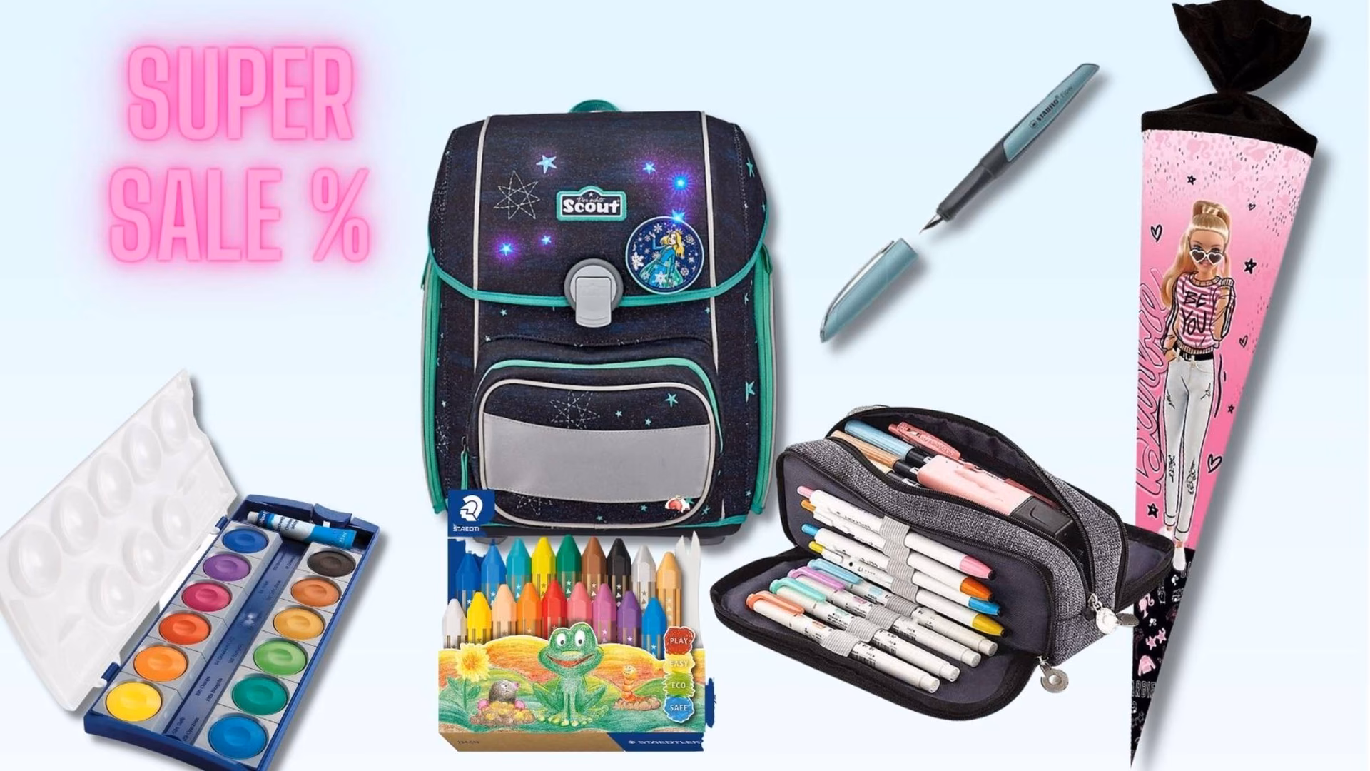 Welcher Laden bietet Schulbedarf günstiger an?