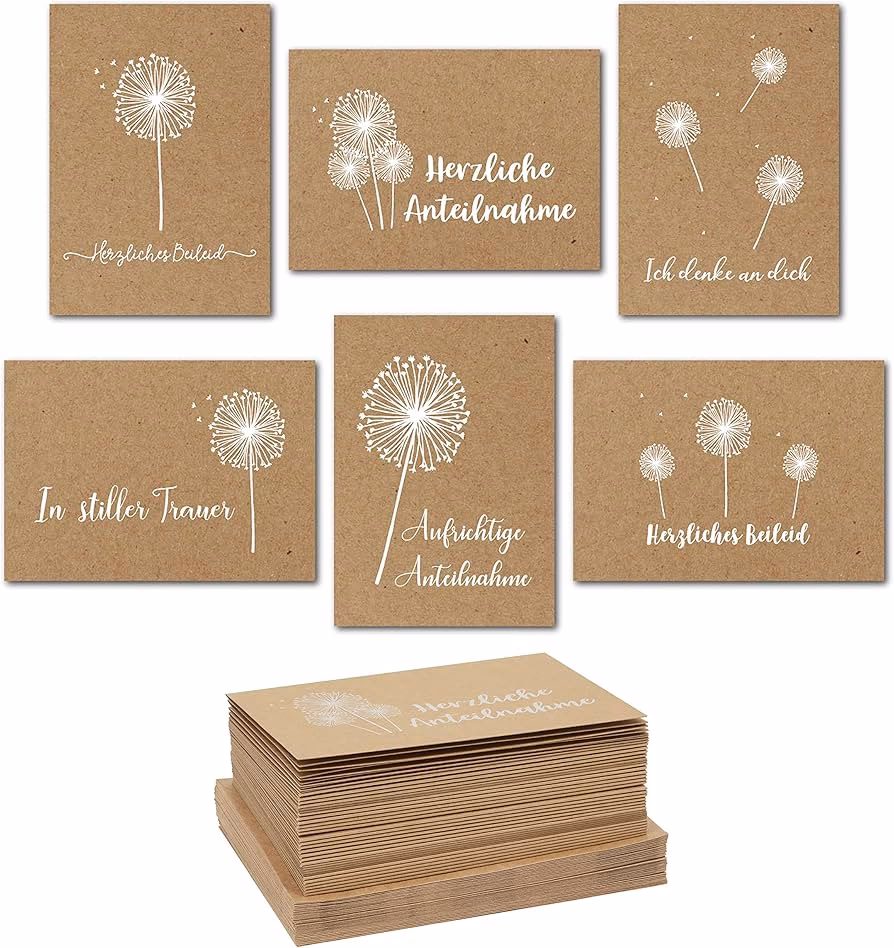 Welches Papier für Trauerkarten?