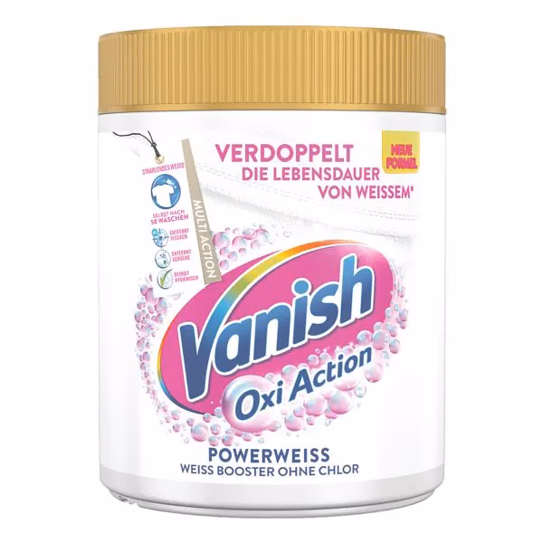 Was ist der Unterschied zwischen Vanish Oxi Action und Crystal White?