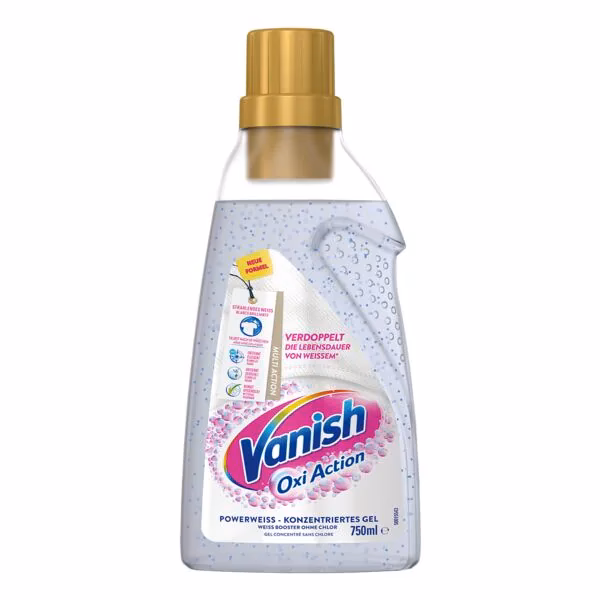 Wie wendet man Vanish Oxi Action an?