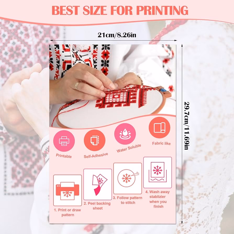 Kann man auf Stickvlies drucken?