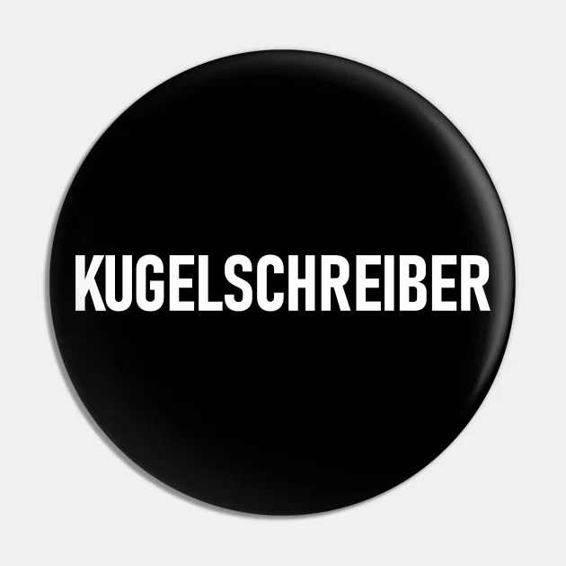 What is a Kugelschreiber slang?